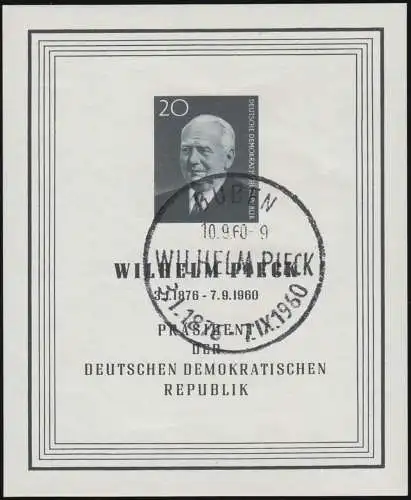 Block 16 Wilhelm Pieck 1960, ESSt Guben 10.09.1960