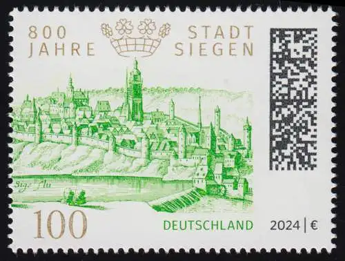 3823 Stadt Siegen, Einzelmarke postfrisch **/MNH