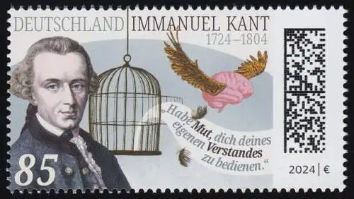 3824 Immanuel Kant, Philosoph, Einzelmarke postfrisch **