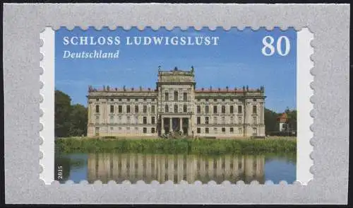 3128II Burgen und Schlösser: Schloss Ludwigslust selbstklebend von der Rolle **