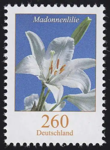 3207 Blume Madonnenlilie 260 Cent, ** postfrisch