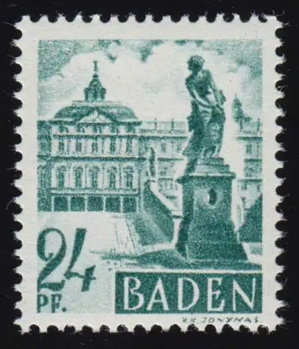 Baden 22y IV Freimarke 24 Pf. **