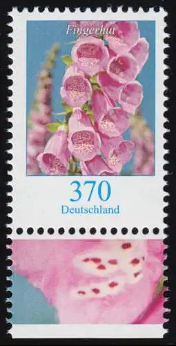 3501 Blume Fingerhut 370 Cent, aus Bogen, postfrisch **