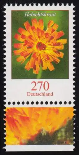 3475I Blume Habichtskraut 270 Cent, nassklebend aus Bogen, postfrisch **