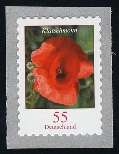 2477 Blumen 55 Cent sk aus 10000-Rolle mit UNGERADER Nummer **