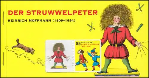 Privatmarkenheftchen Heinrich Hoffmann DER STRUWWELPETER mit Bund 4x 2739, **