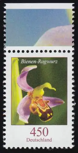 3191 Blume Bienen-Ragwurz 450 Cent aus Bogen, postfrisch **