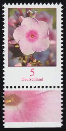 3296 Blume Phlox 5 Cent, aus Bogen, nassklebend, postfrisch **