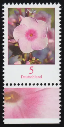 3296 Blume Phlox 5 Cent, aus Bogen, nassklebend, postfrisch **
