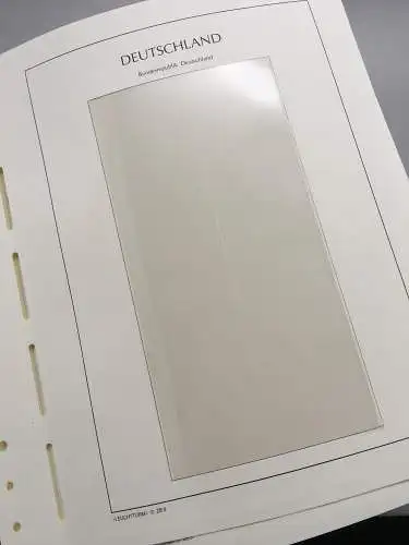 LEUCHTTURM Blankoblätter ZB für 10er-Bogen 1994-2000, über 350 Blatt, GEBRAUCHT
