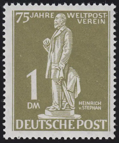 40 Weltpostverein Stephan 1 Mark postfrisch **