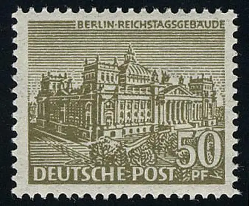 53 Berliner Bauten 50 Pf, postfrisch **
