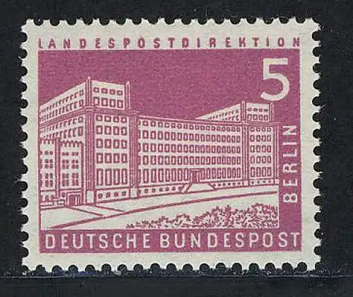 141 Berliner Stadtbilder Landespostdirektion 5 Pf postfrisch **