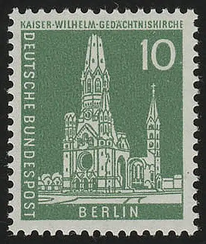 144xw glatt Stadtbilder Kaiser-Wilhelm-Gedächtniskirche 10 Pf **