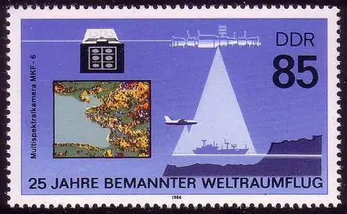 3008 Bemannter Raumflug 85 Pf Multispektralkamera **