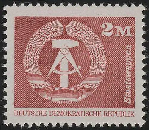 2550w Aufbau in der DDR/klein 2 M, Papier w, **