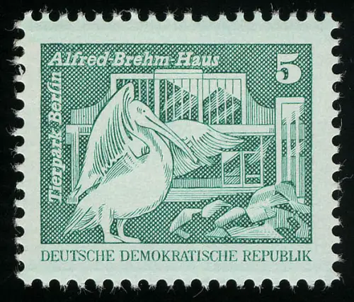 2483v Aufbau in der DDR/klein 5 Pf, Papier v, postfrisch **