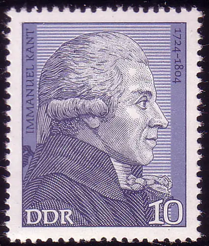 1942 Persönlichkeiten Immanuel Kant 10 Pf **