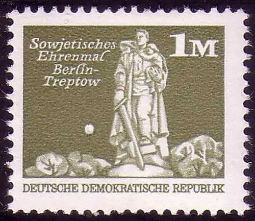 1968 Aufbau in der DDR Kleinformat 1 M Rastertiefdruck, **