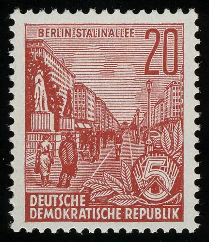 580B Fünfjahrplan 20 Pf, Zähnung B, **