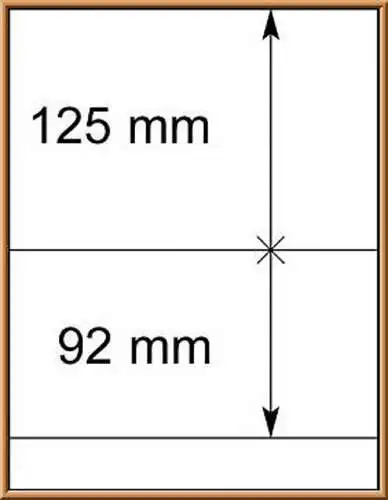 LINDNER-T-Blanko - Einzelblatt 802 205