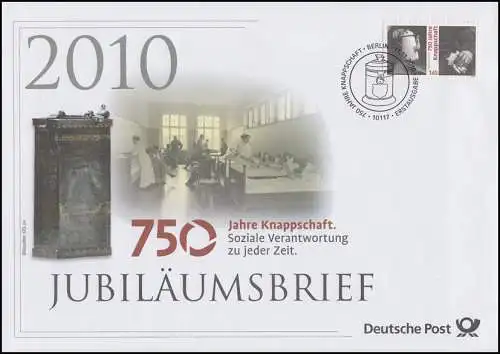 2831 Knappschaft - Soziale Verantwortung 2010 - Jubiläumsbrief