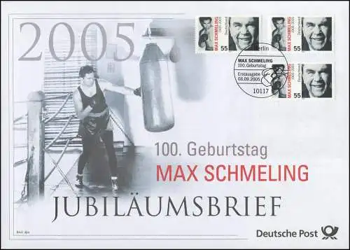 2489 Max Schmeling 2005 - Jubiläumsbrief