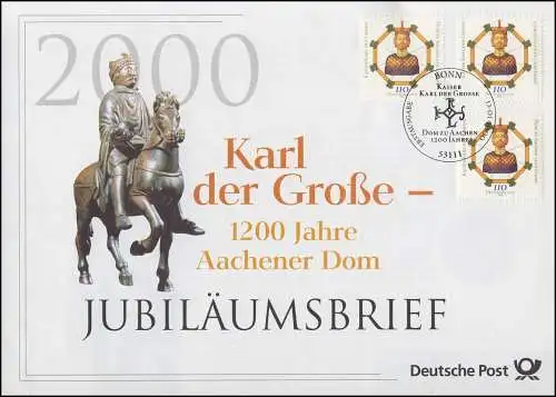 2088 Aachener Dom 2000 - Jubiläumsbrief
