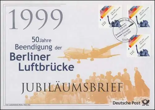 2048 Blockade Berlin & Berliner Luftbrücke 1999 - Jubiläumsbrief