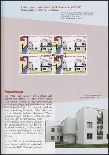 2394 UNESCO-Weltkulturerbe Bauhaus Weimar und Dessau - EB 2/2004