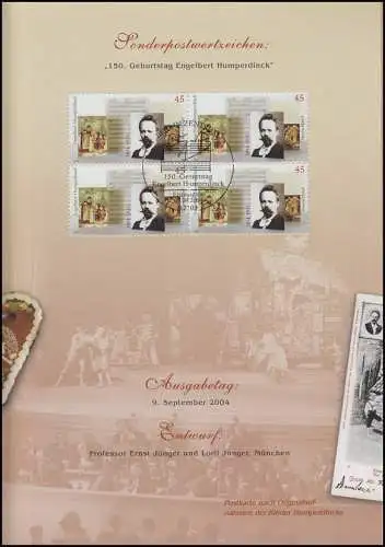 2420 Komponist Engelbert Humperdinck -  EB 6/2004