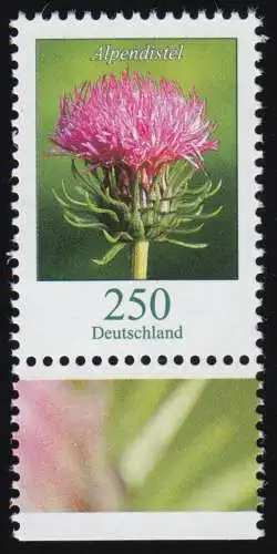 3199 Blume Alpendistel 250 Cent aus Bogen, postfrisch **
