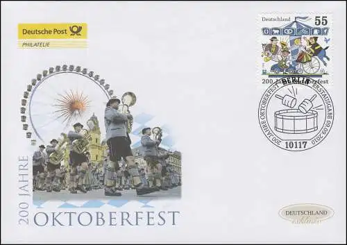 2820 Oktoberfest München, Schmuck-FDC Deutschland exklusiv
