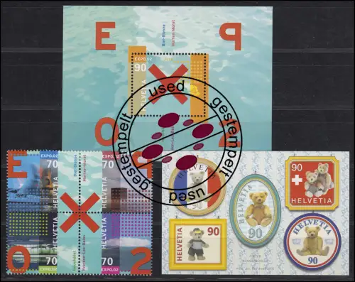 1778-1819 Schweiz-Jahrgang 2002 komplett, gestempelt