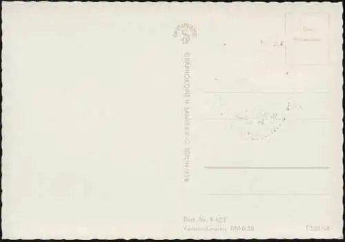 655 Brandenburger Tor 20 Pf auf Maximumkarte passender ESSt BERLIN 29.11.1958