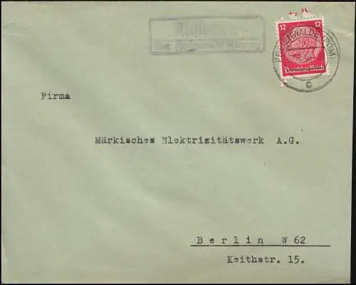 Landpost Freienwalde Pommern (heute Chociwel, Polen) Altstorkow ? - Brief FREIENWALDE POM 22.8.38