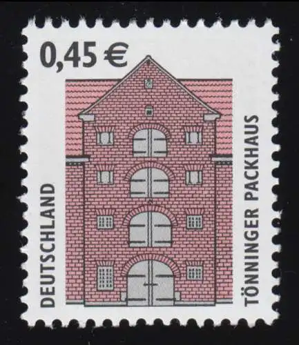 2299 SWK 0,45 Euro Tönninger Packhaus, **