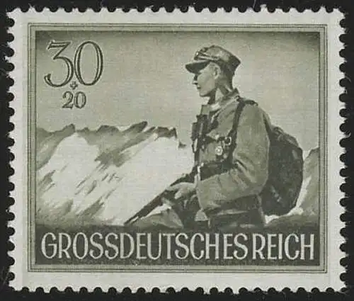 885y Heldengedenktag Gebirgsjäger 30 Pf, postfrisch **