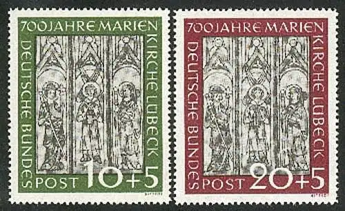 139-140 Marienkirche - Satz ** postfrisch