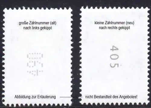 3365 Alpenveilchen 100 C. KLEINE Nr., RA 11 200-195-190 (2 CF offene 4) **