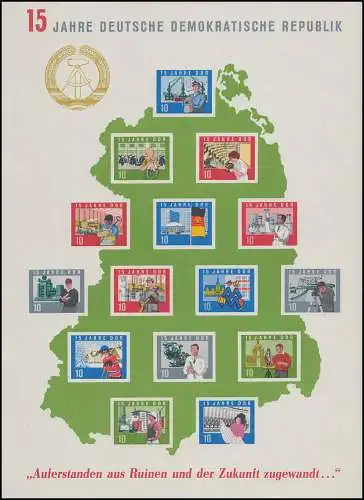 1004-1083 DDR-Jahrgang 1964 komplett, postfrisch ** / MNH