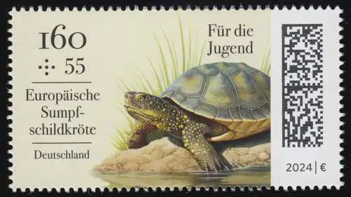 3846 Reptilien Sumpfschildkröte, postfrisch **