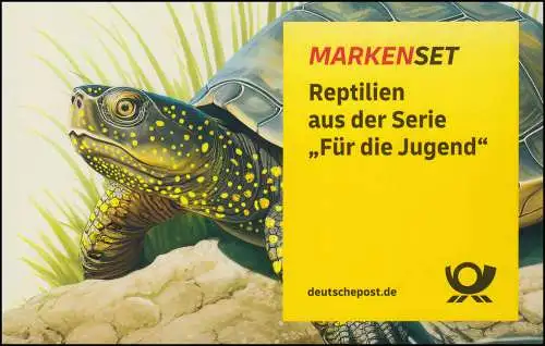 129 MH Jugend 2024 - Reptilien, postfrisch ** / MNH