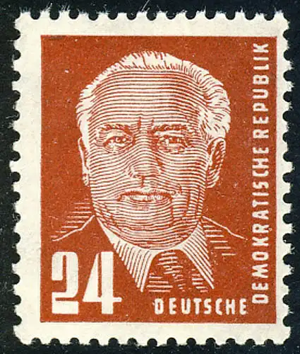 252 Wilhelm Pieck 24 Pf ** post-fraîchissement