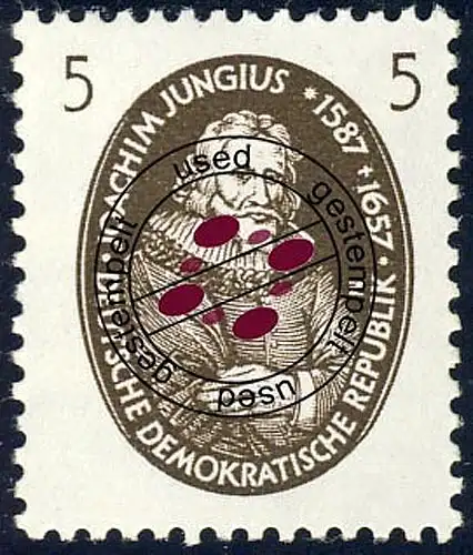 574 Naturwissenschaftler 5 Pf Jungius O