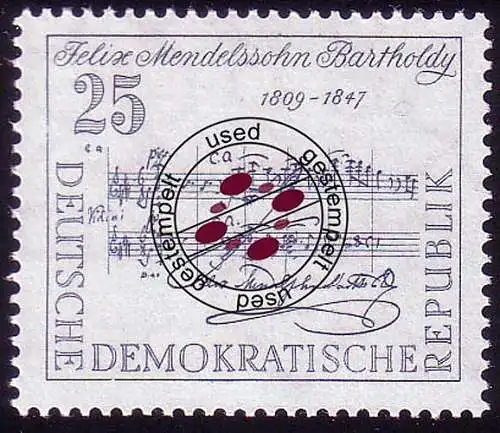 677 Felix Mendelssohn Bartholdy 25 Pf O