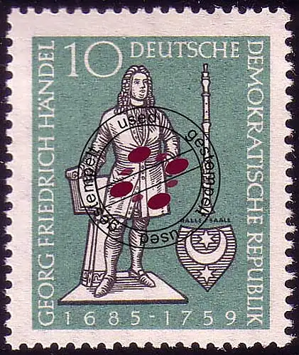 682 Georg Friedrich Händel 10 Pf O