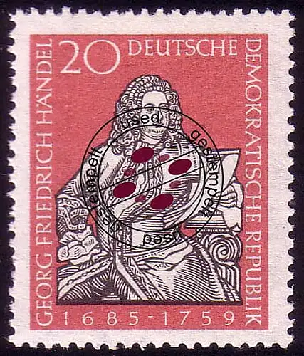 683 Georg Friedrich Händel 20 Pf O