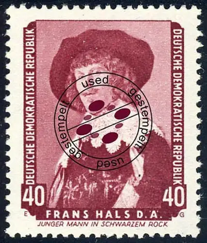 697 Dresdener Gemäldegalerie 40 Pf, gestempelt O