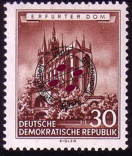 495 Bâtiments historiques 30 Pf Erfurter Dom O